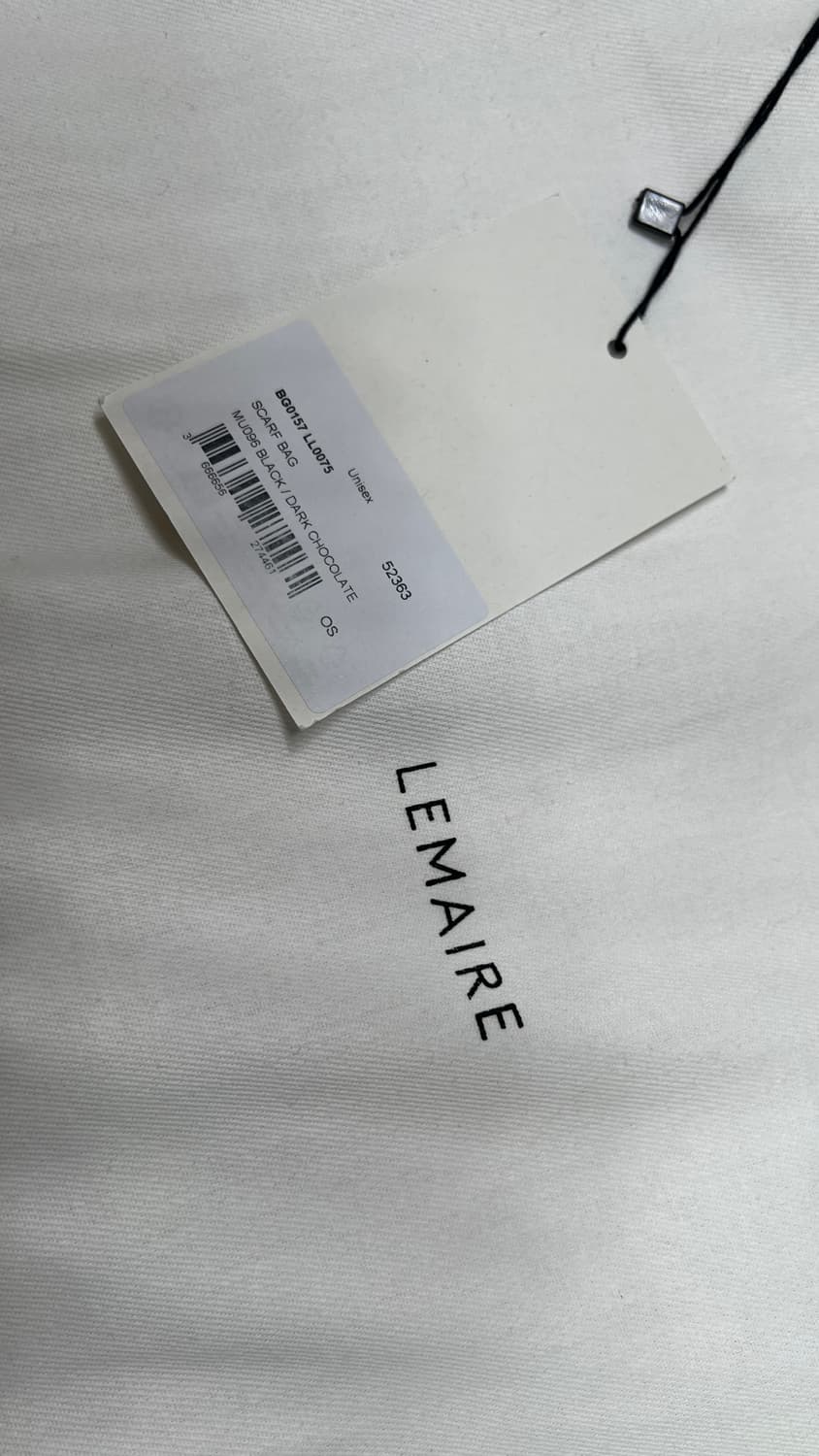 르메르 스카프백 라지 다크초콜릿 상품이미지9