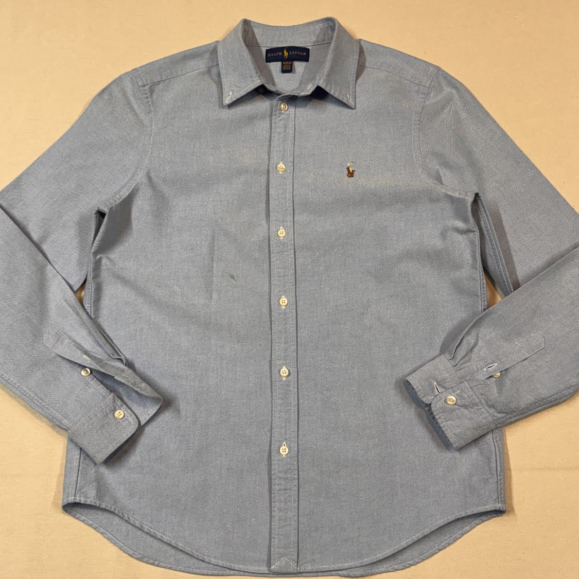 M) 폴로 랄프로렌 하늘색 옥스포드 셔츠 상품이미지2