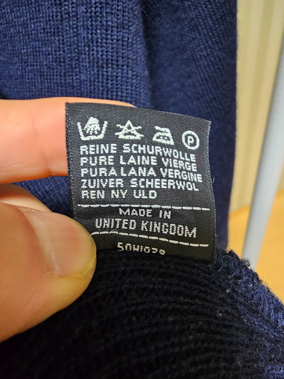 버버리 코만도 니트 울 L 상품이미지9