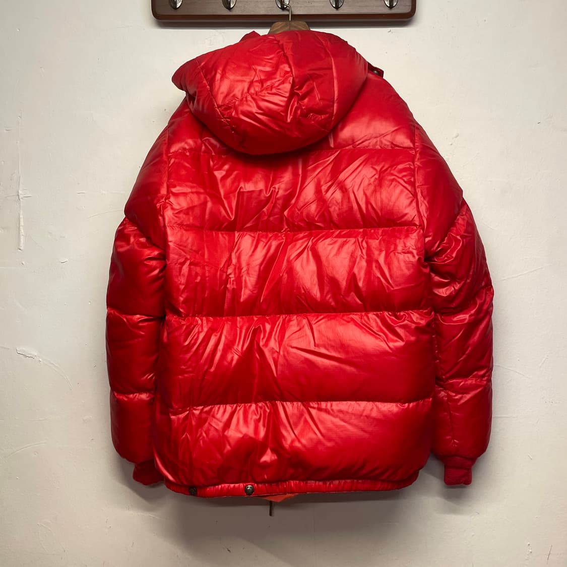 폴로 랄프로렌 (올드스쿨) 레드 푸퍼 덕 다운 패딩 상품이미지4