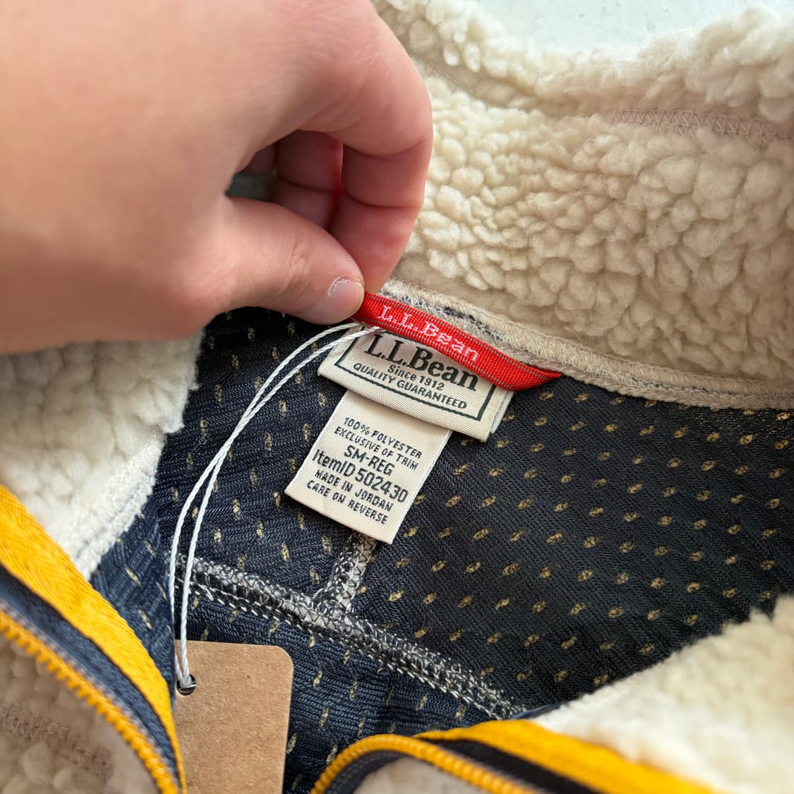 엘엘빈 빈티지 쉐르파 플리스 베스트 S-M 상품이미지4