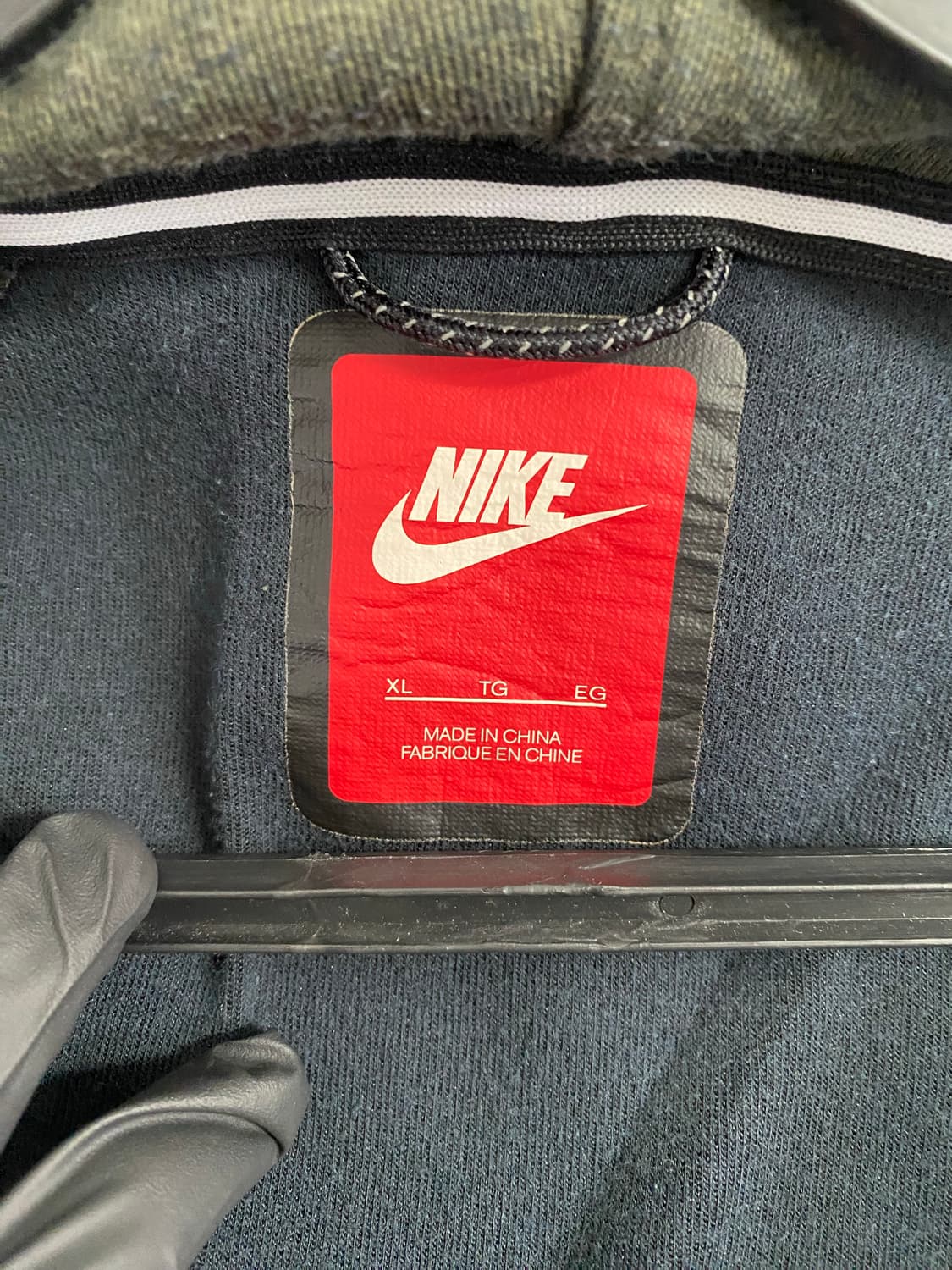 나이키 테크플리스 케이프 언발란스 후드집업 XL 상품이미지4