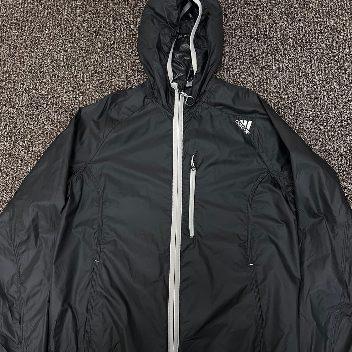 아디다스 경량 바람막이 자켓 블랙 100(L) 상품이미지2