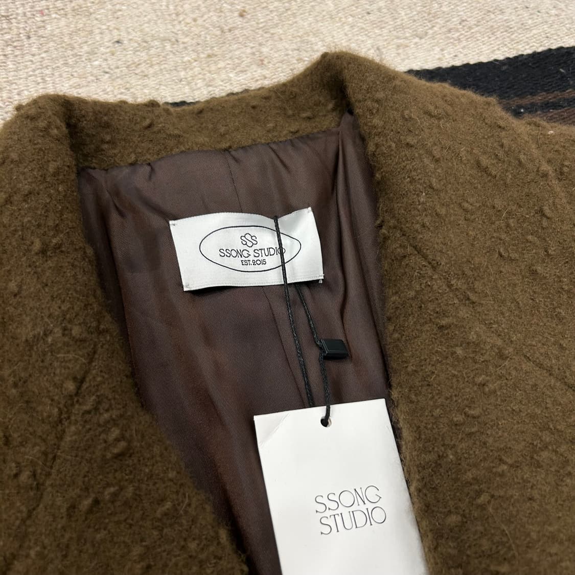쏭스튜디오 오버사이즈 울블렌드 자켓 상품이미지3