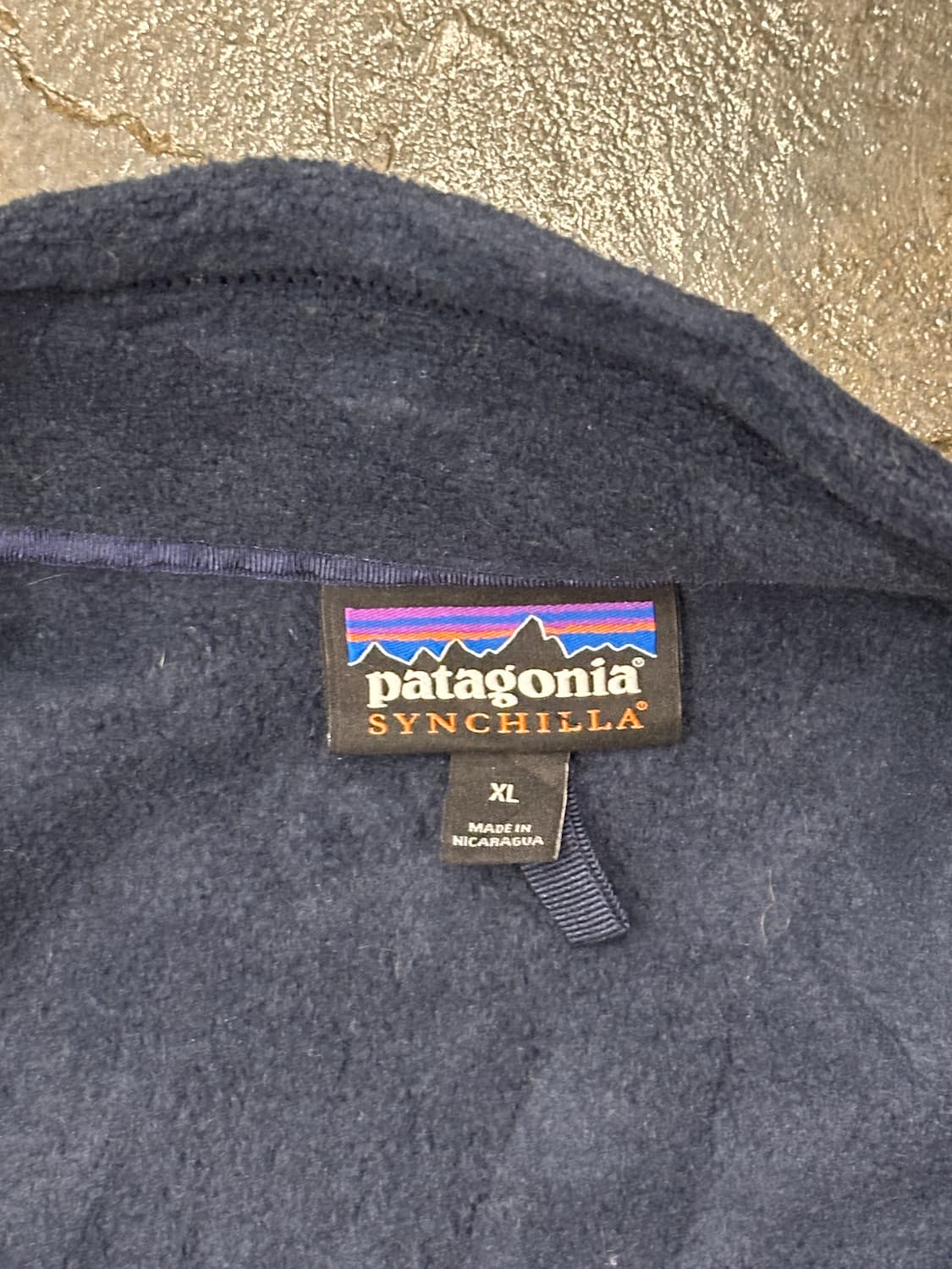 파타고니아 신칠라 플리스 하프집업 네이비 XL 상품이미지4