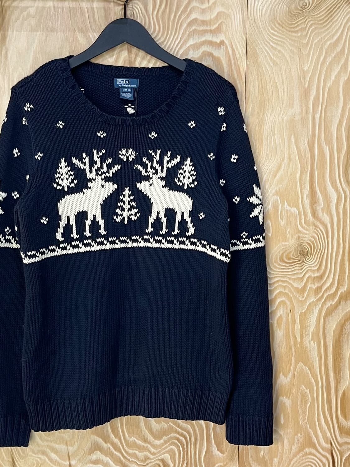 폴로 랄프로렌 노르딕 스노우 플레이크 디어 니트 상품이미지3