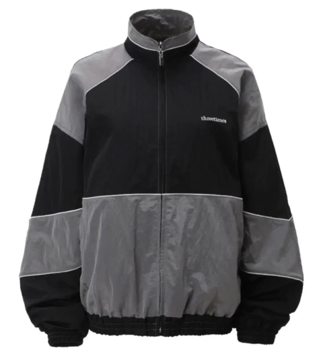 쓰리타임즈 빈티지블록 윈드브레이커 s 바람막이 상품이미지1