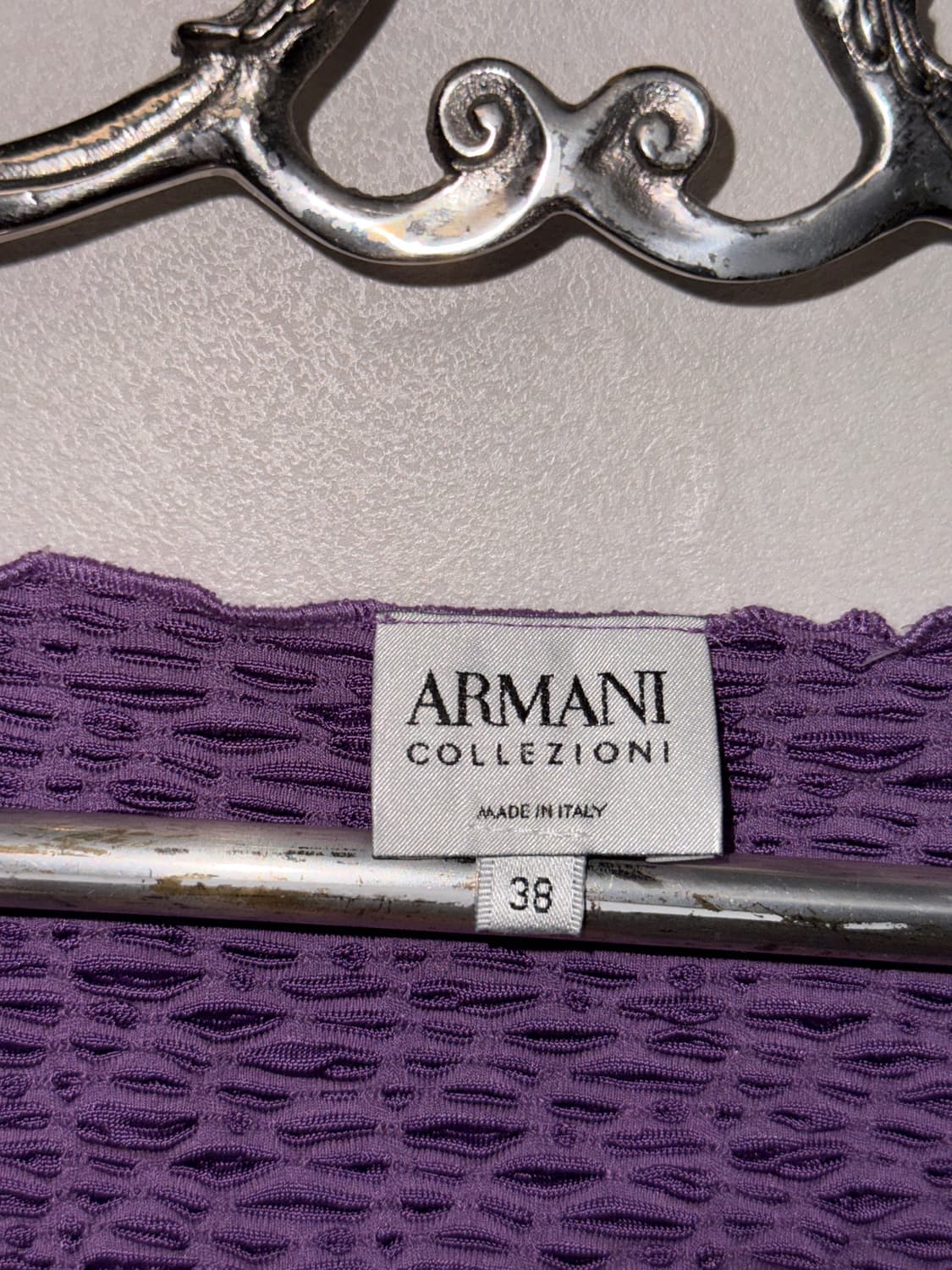 Armani Collezioni purple pleats sleeve  상품이미지7