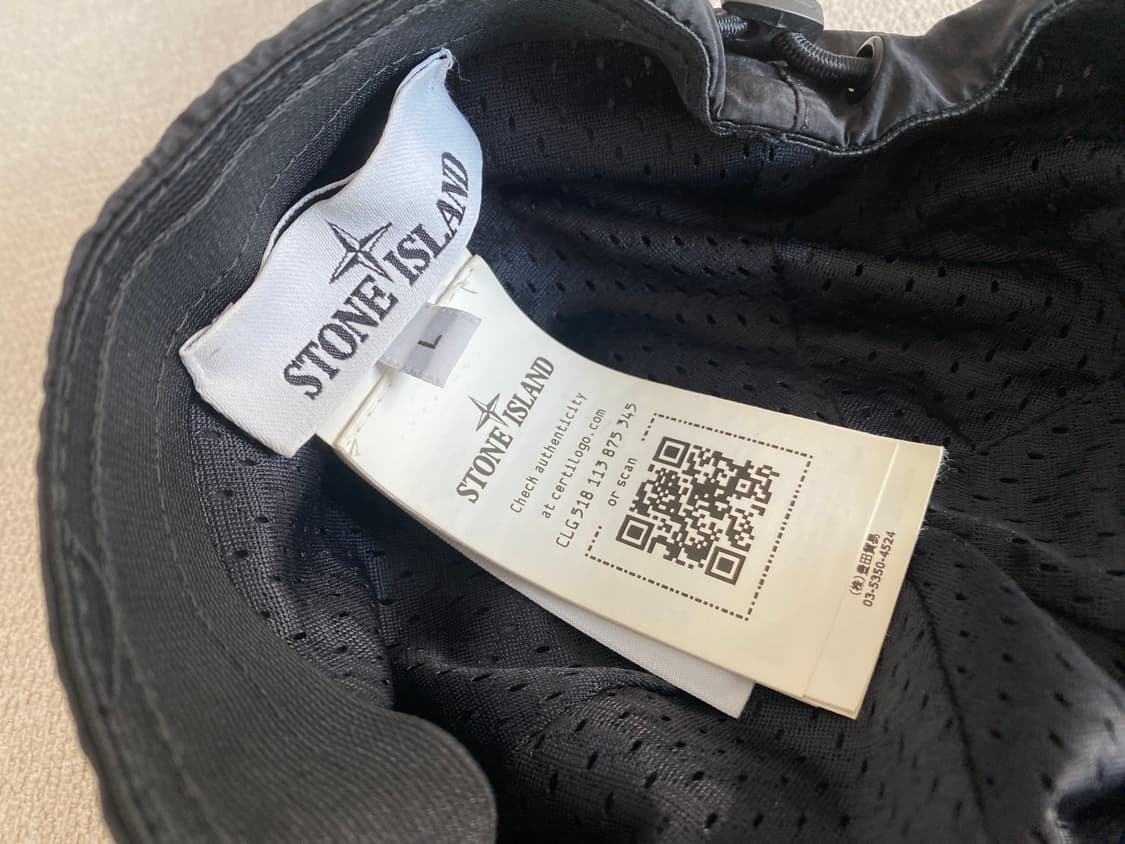 스톤아일랜드 나일론 메탈 볼캡 L사이즈 블랙 상품이미지3