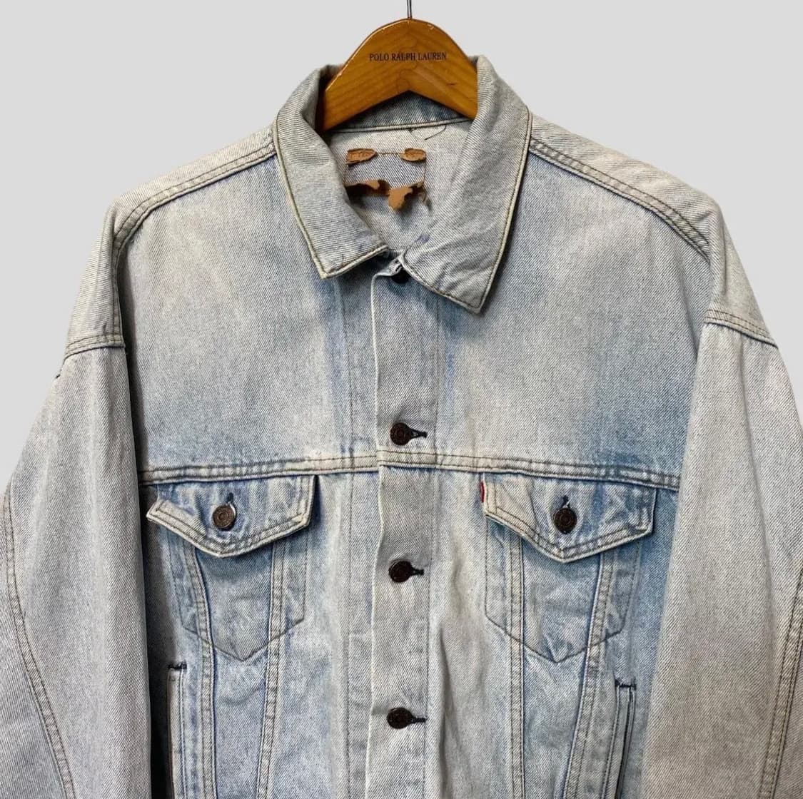 (XL)90s리바이스 70507-0214 데님 트러커 자켓 상품이미지2