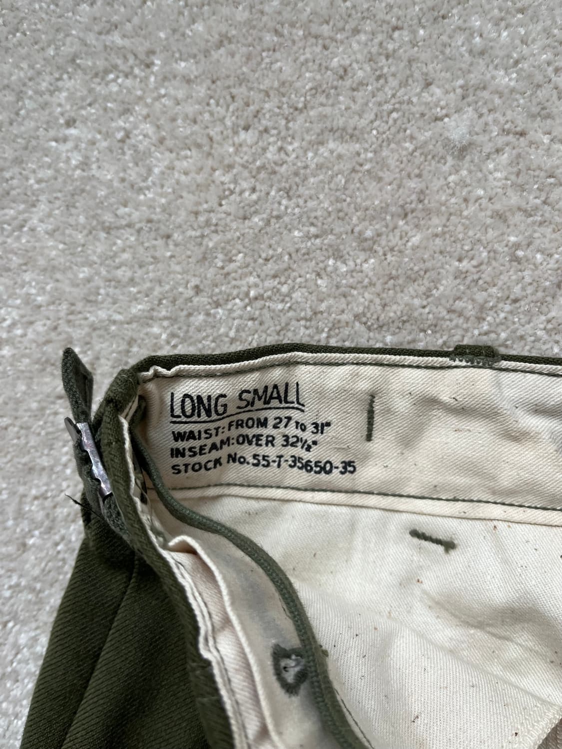 U.S Army M-1951 필드 울 팬츠 (31) 상품이미지5