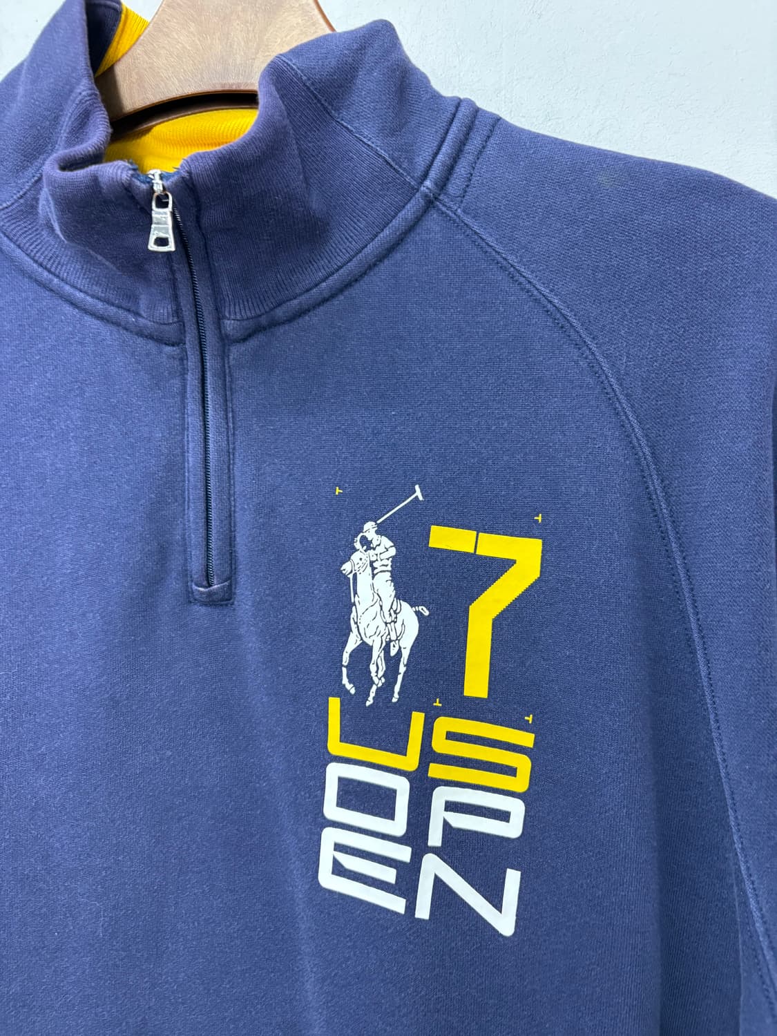 폴로랄프로렌 RL 화이트빅포니 쿼터집업 스웻셔츠 A2170 상품이미지4