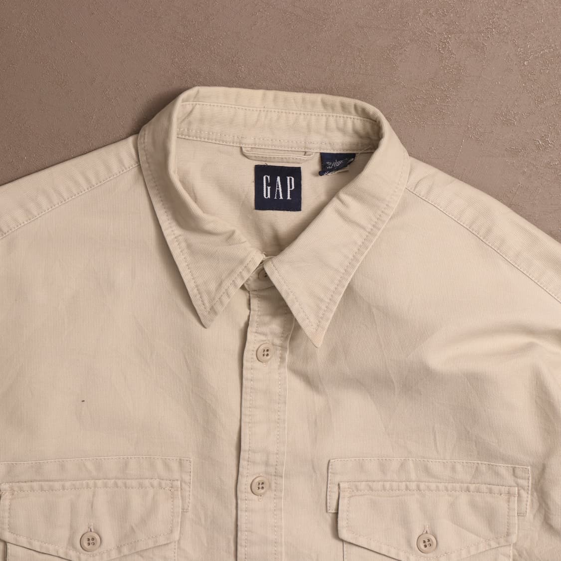 90's 갭 헤비코튼 워크셔츠 A1545 상품이미지2