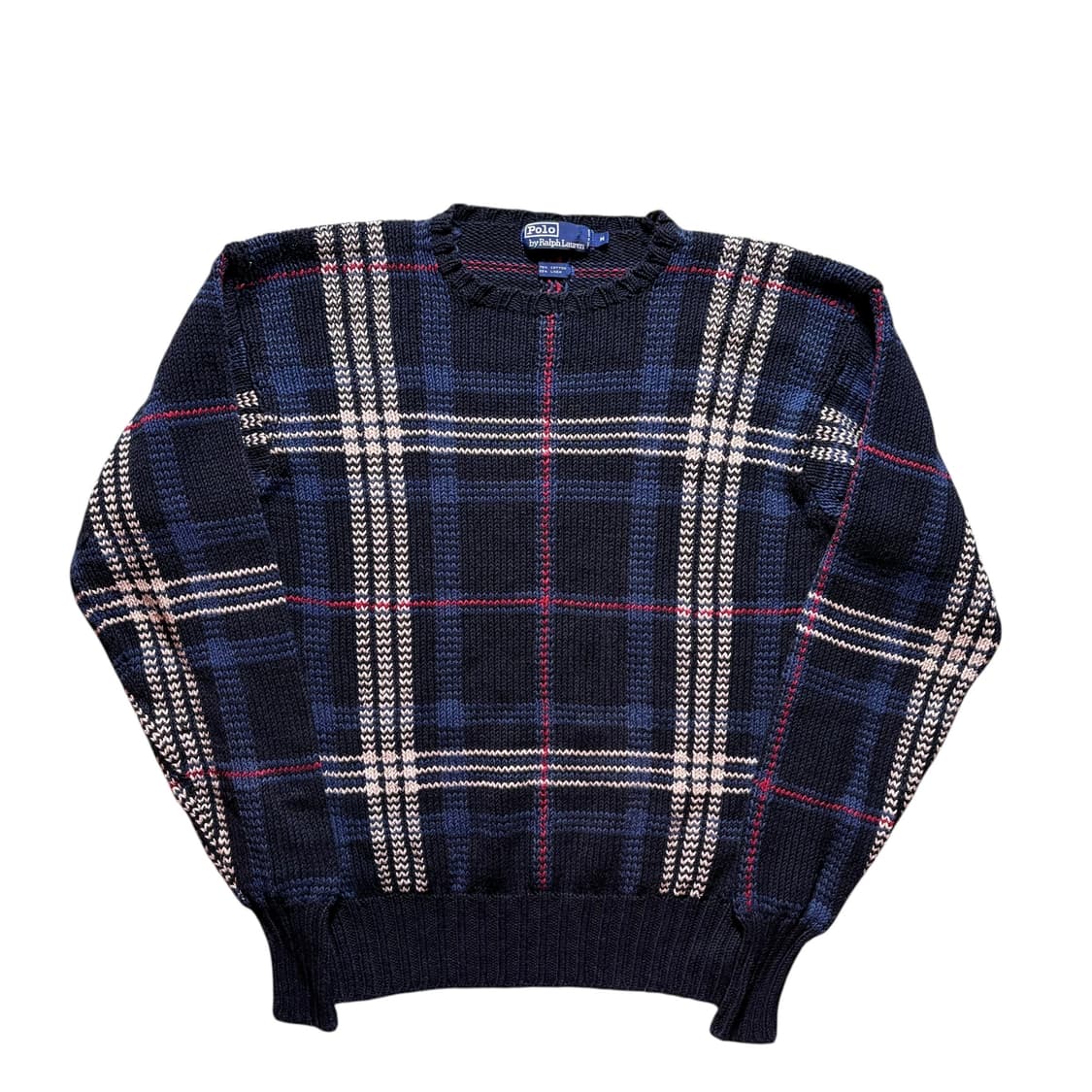 폴로 타탄체크 니트 상품이미지1