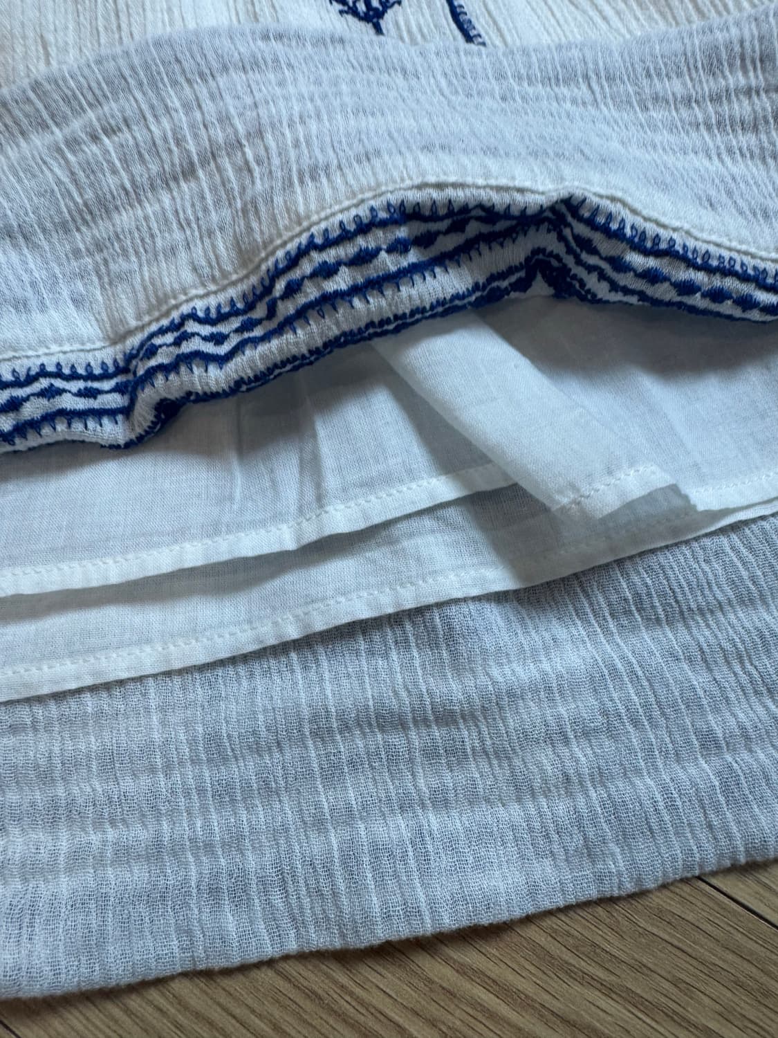 vanessabruno 바네사브루노 스모크밴딩 자수 스커트 상품이미지6