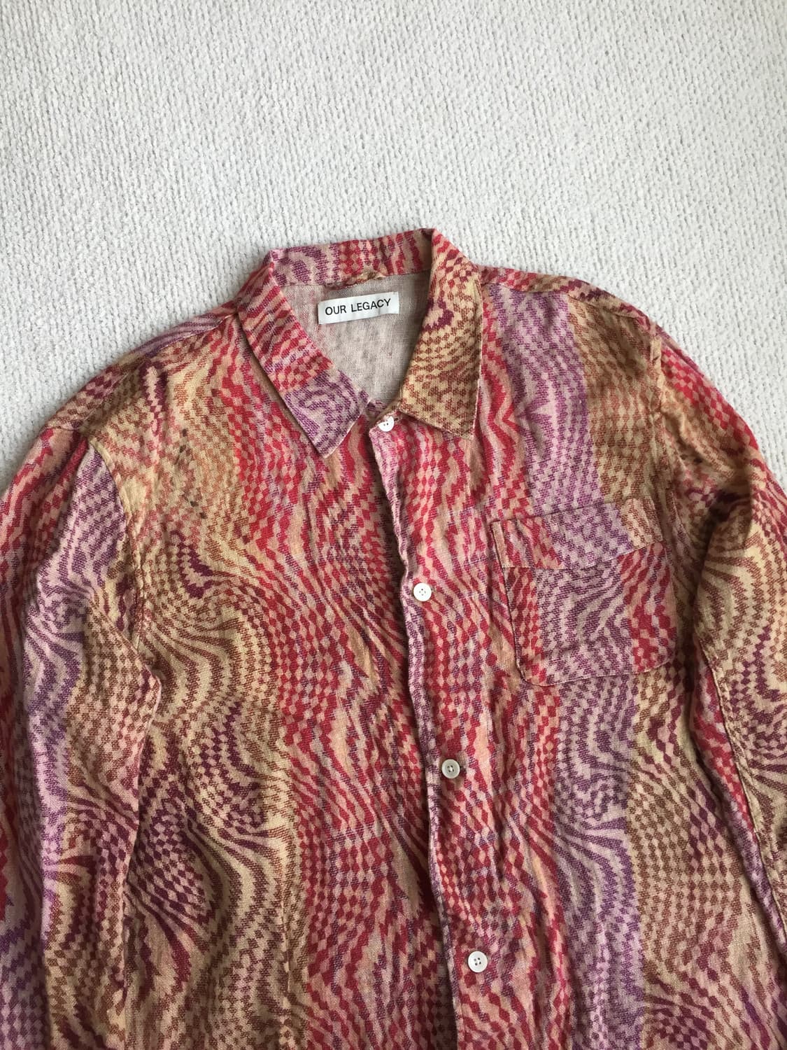 아워레가시 재즈 프린트 셔츠 상품이미지2