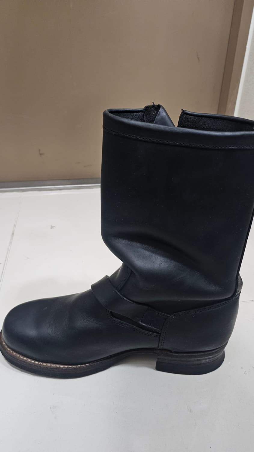 [US9D] 울버린 엔지니어 부츠 호윈 크롬엑셀 블랙 상품이미지3