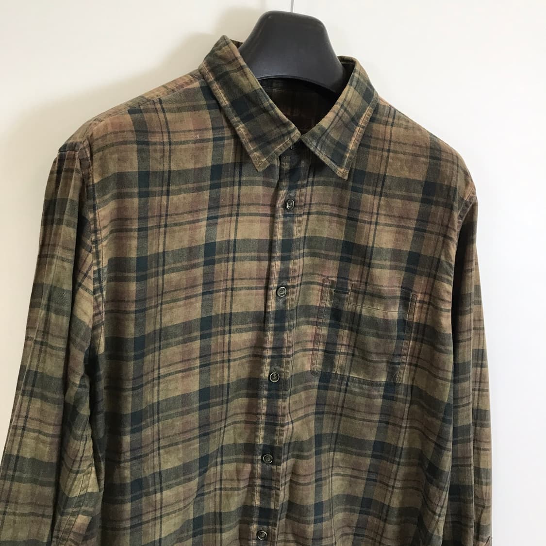 시리즈 Series 가먼트다잉 체크셔츠 [110사이즈] 상품이미지2