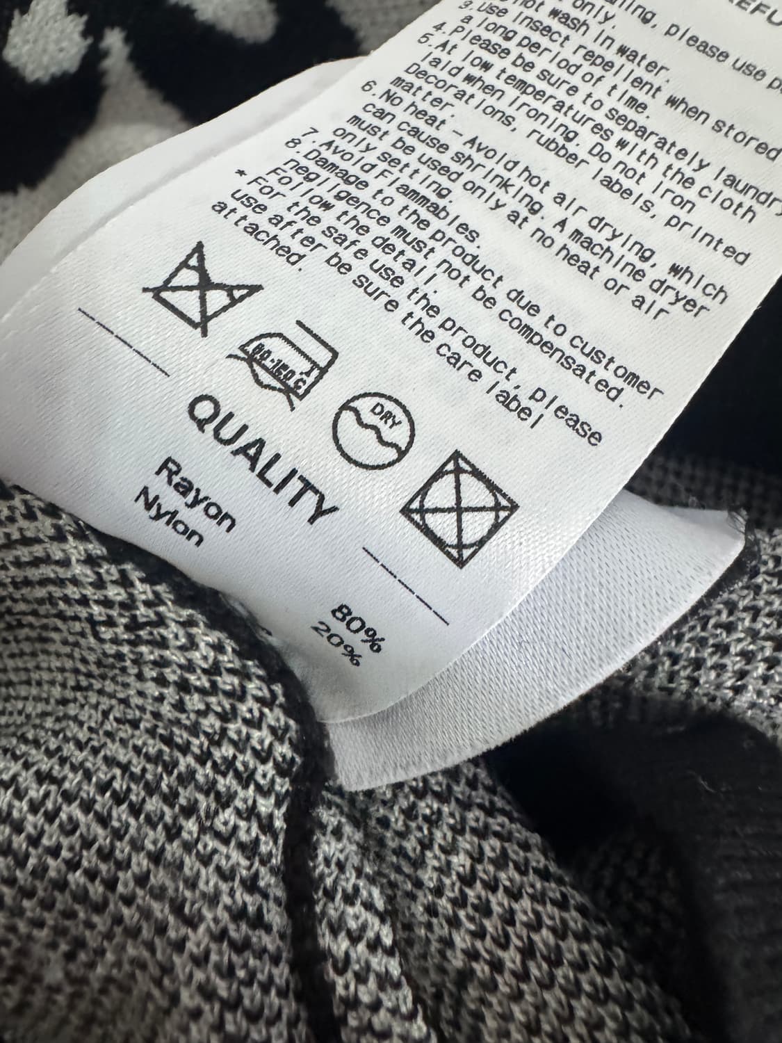 희귀!! 여성 스컬프터 빈티지 패턴 홀터넥 니트 원피스 F 상품이미지5