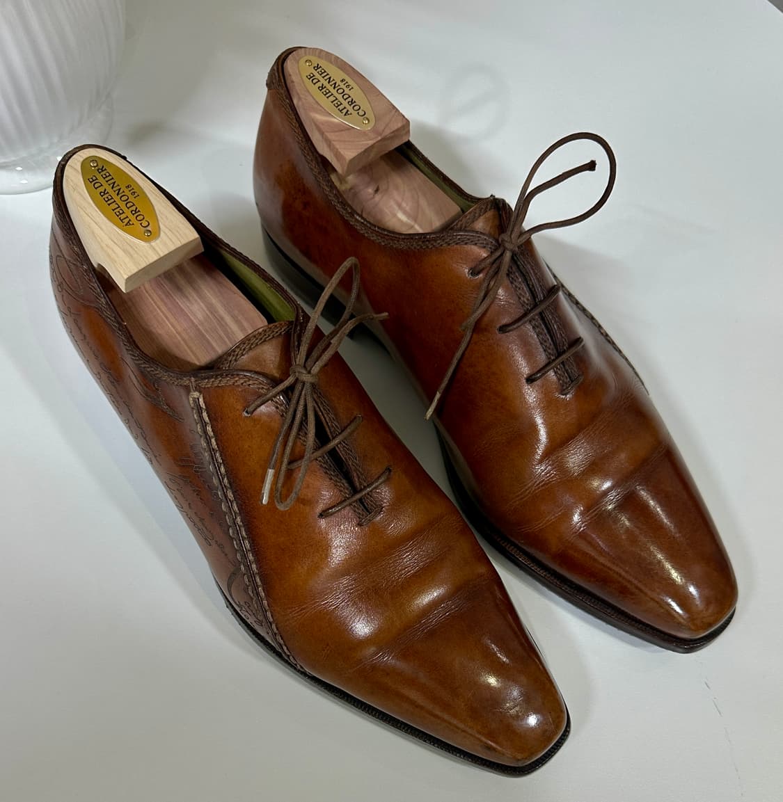 벨루티 베네치아 옥스포드 브라운 슈즈 상품이미지2