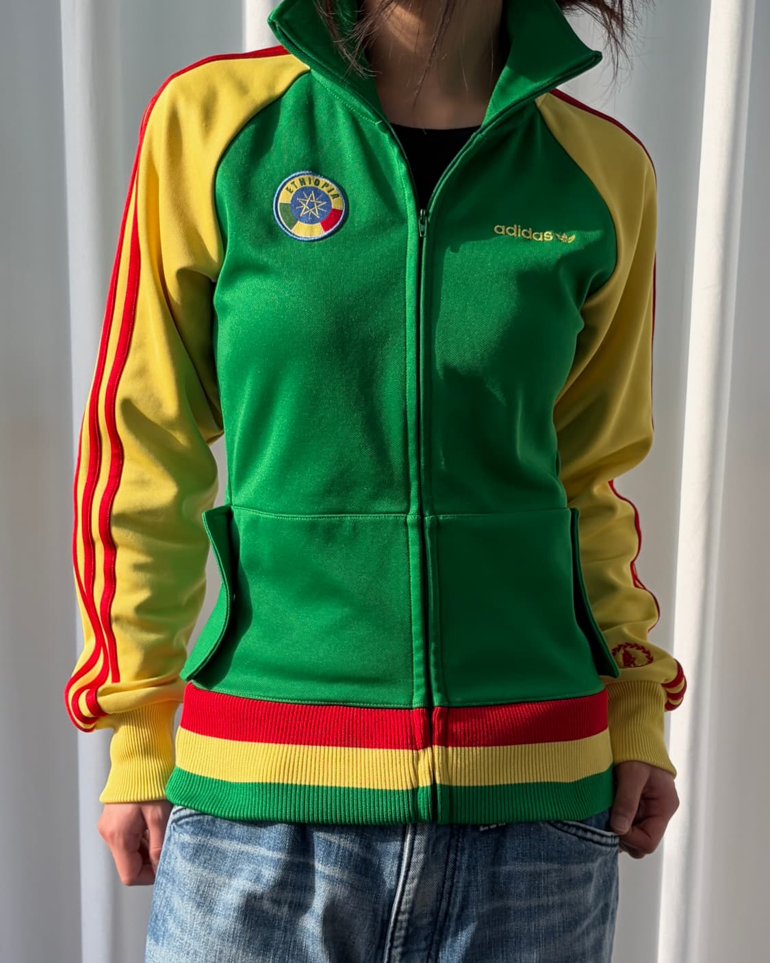 [S]아디다스 에티오피아 트레포일 트랙탑 져지 상품이미지1