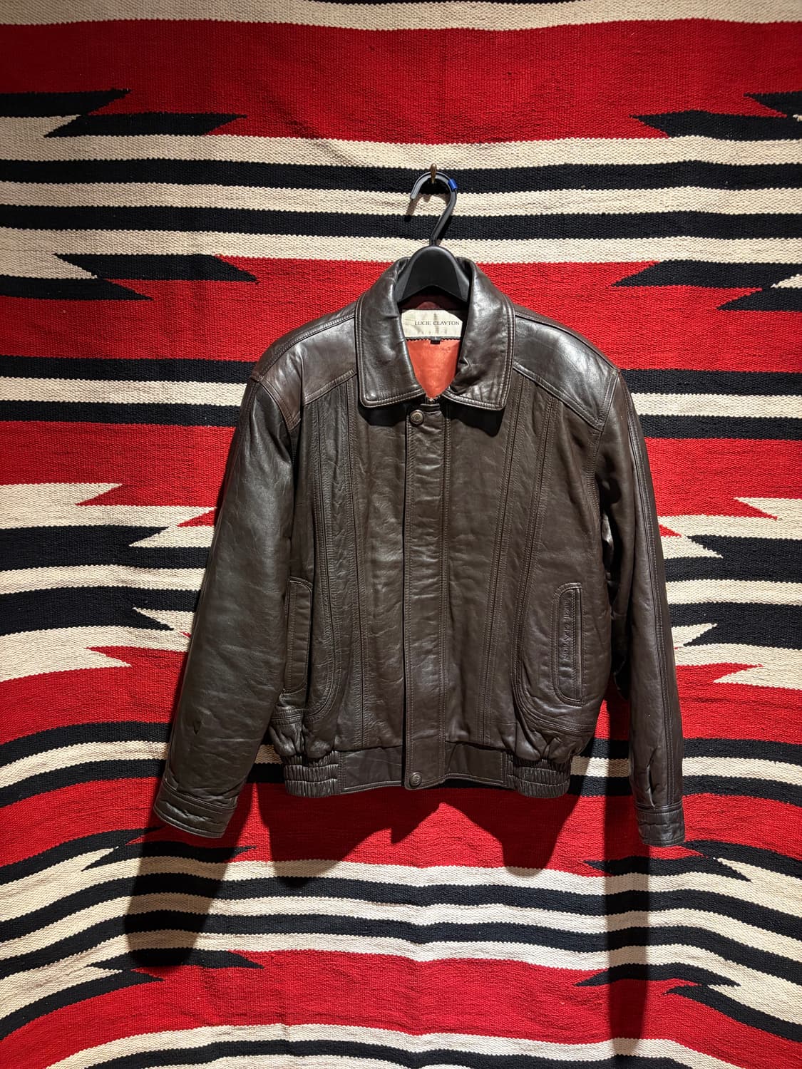 Vintage flight leather jacket 상품이미지1