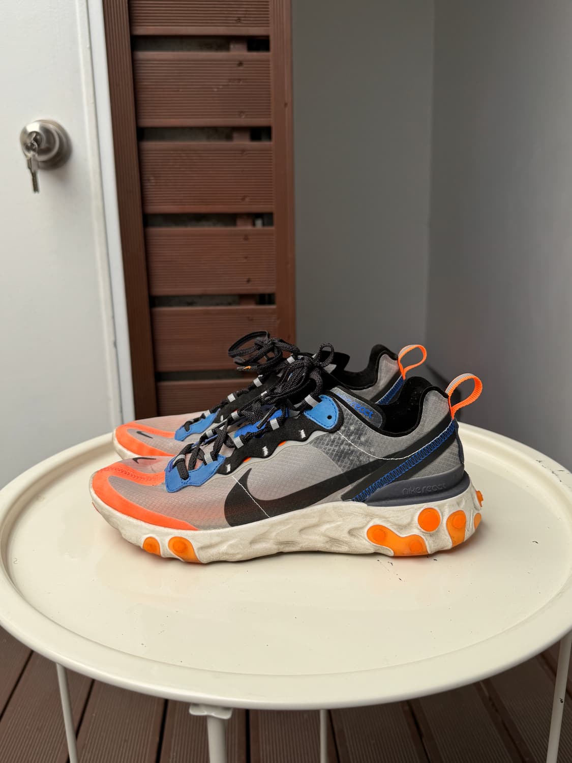 나이키 리액트 엘리먼트 87 썬더블루 토탈오렌지 255(260-265도  상품이미지3