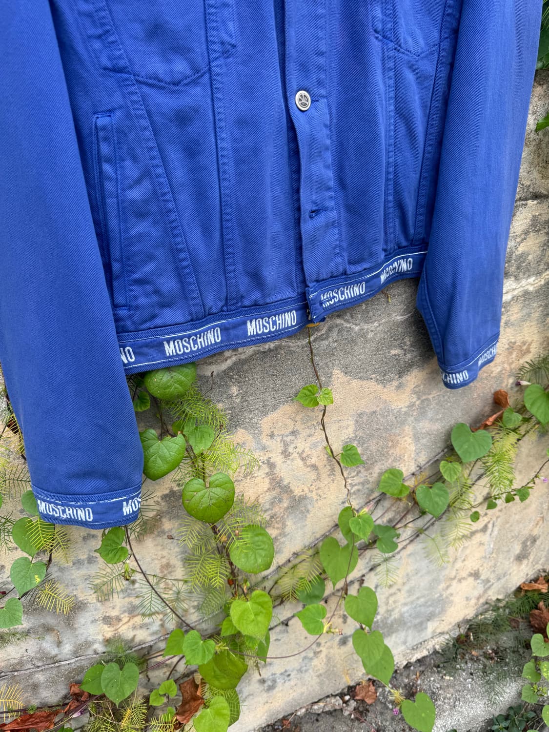 90s moschino made in italy 코튼 트러커 자켓 상품이미지3