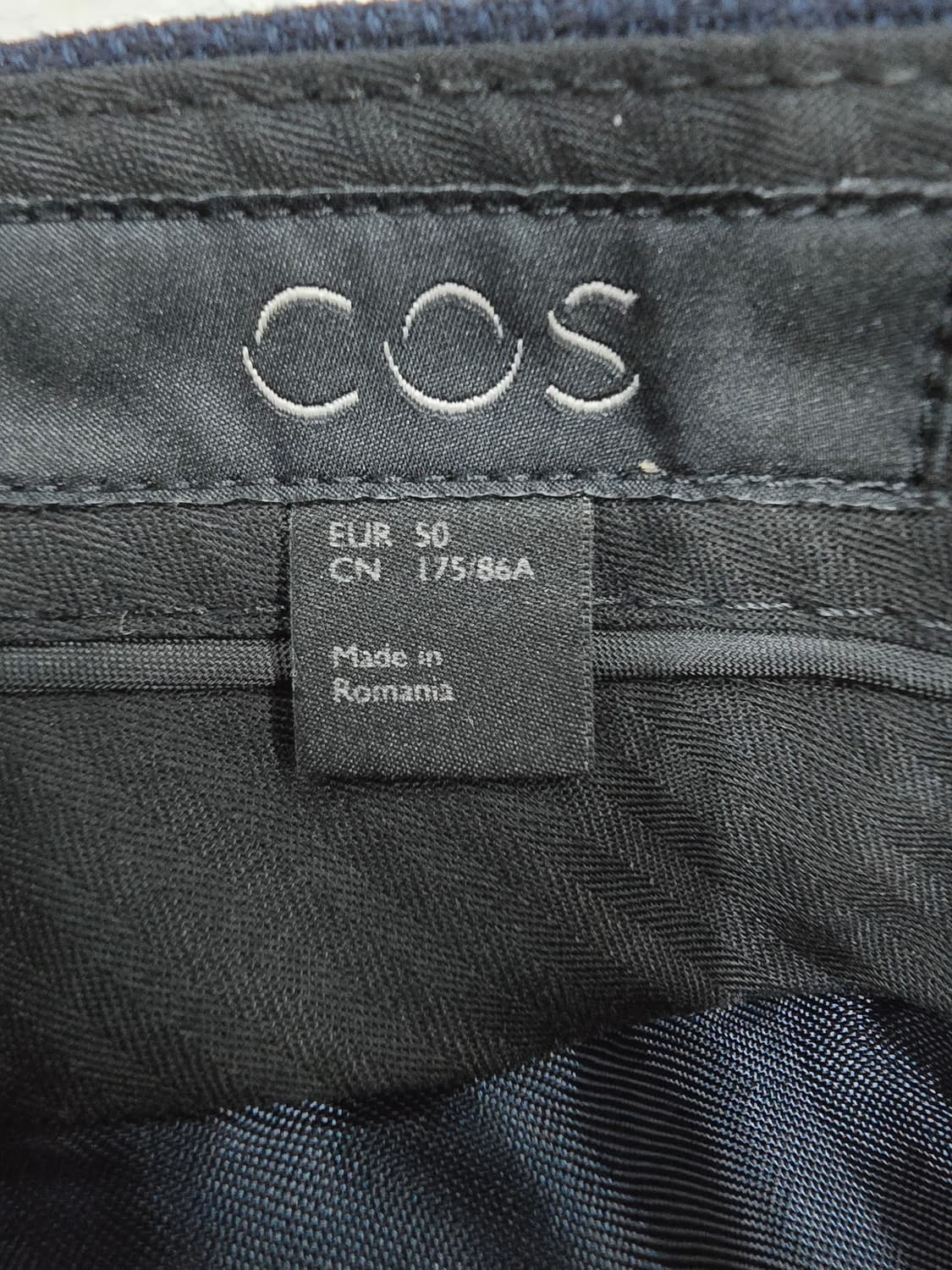 COS 네이비 남성 정장 바지 슬랙스 여름용 상품이미지9