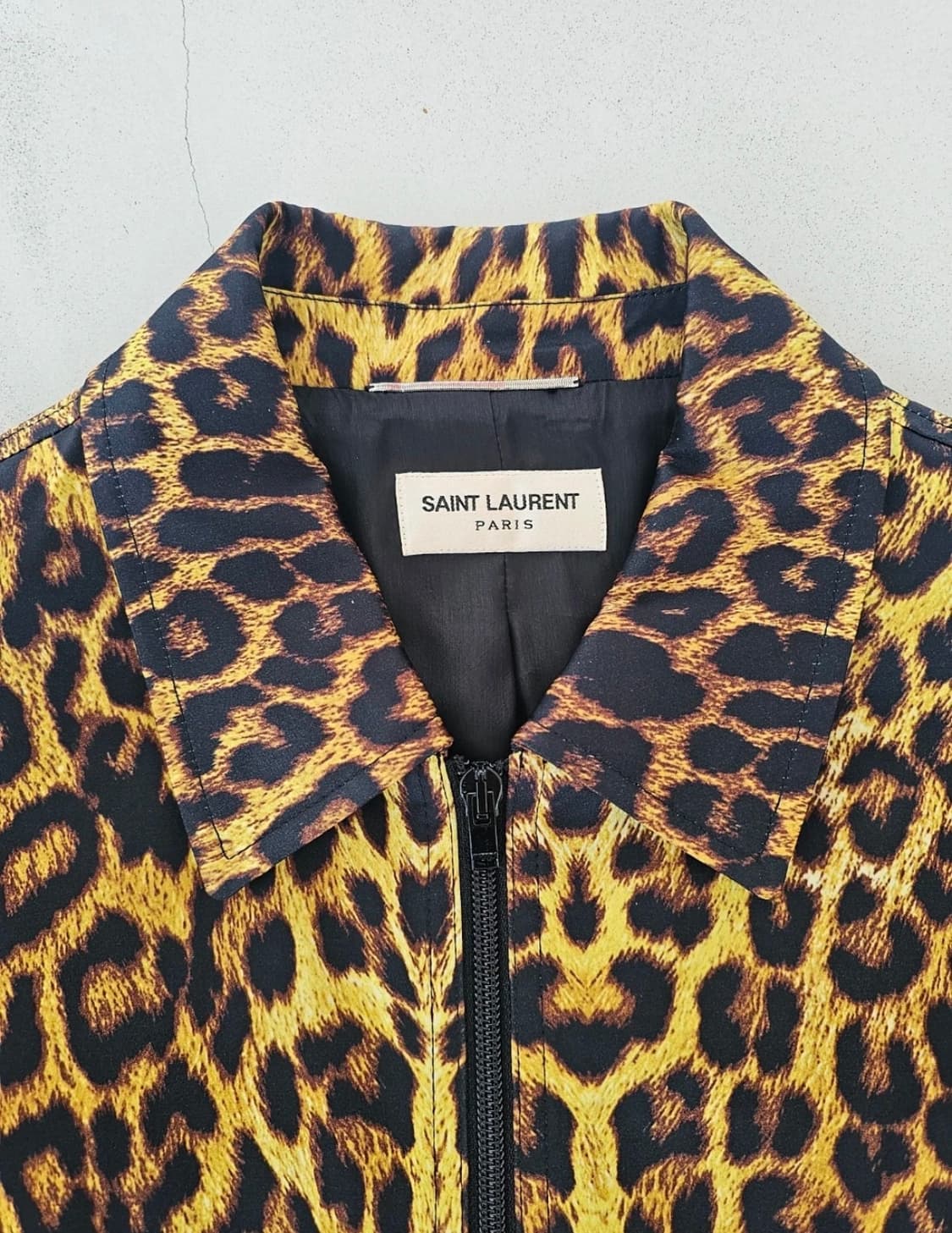 15ss 생로랑 에디슬리먼 레오파드 블루종 자켓 50 상품이미지2