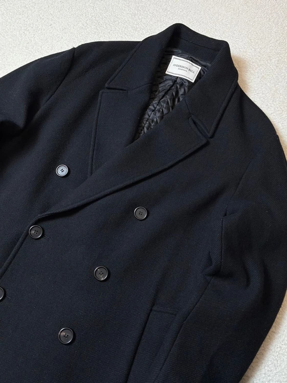 앤더슨벨 오버 울 더블 브레스티드 코트 PN7369 상품이미지2