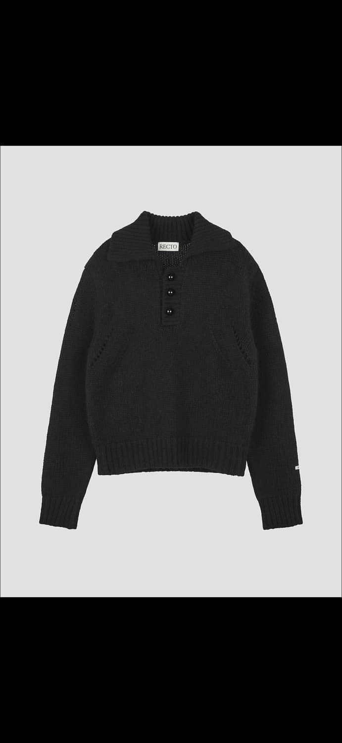 렉토 빈티지 버튼 업 니트 스웨터 상품이미지2