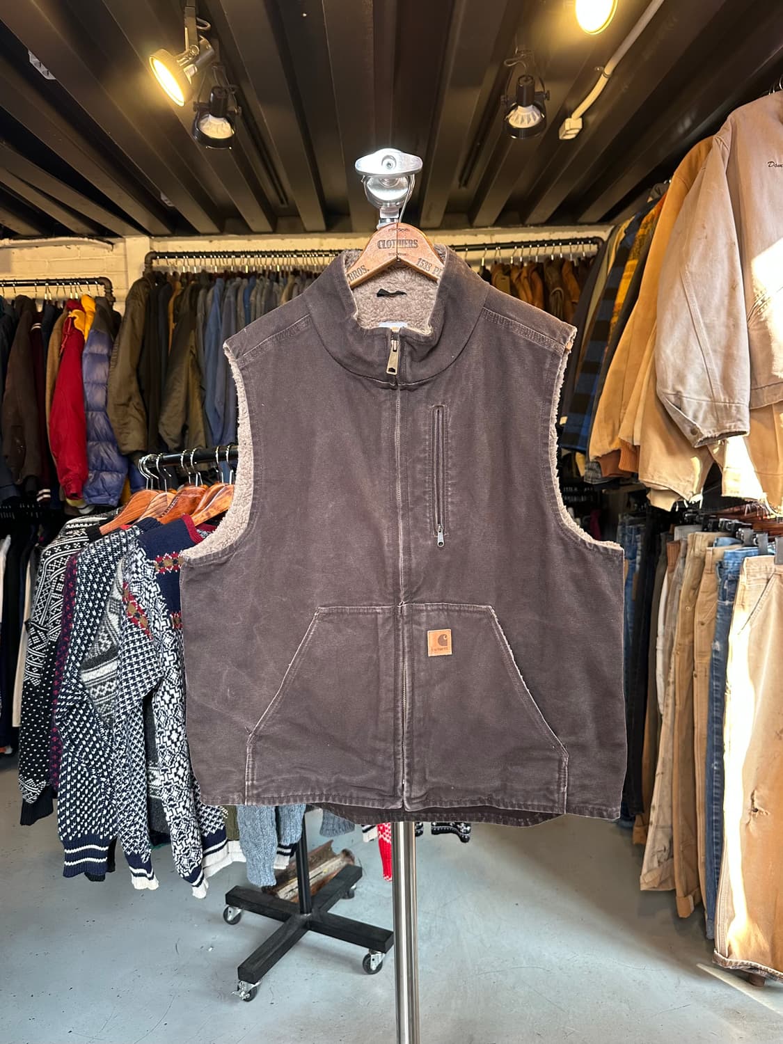 칼하트 쉐르파 라이닝 컨버스 베스트 상품이미지1