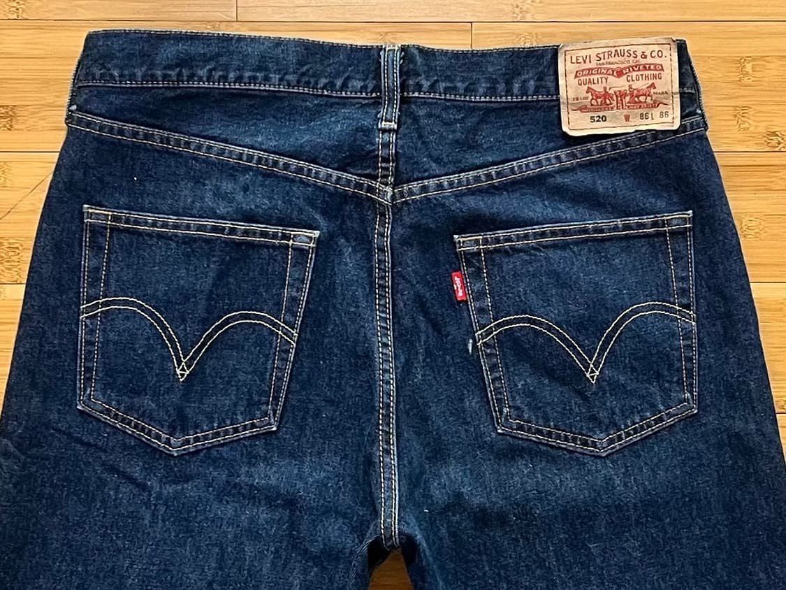 리바이스 520 데님팬츠 W86 L86 상품이미지4