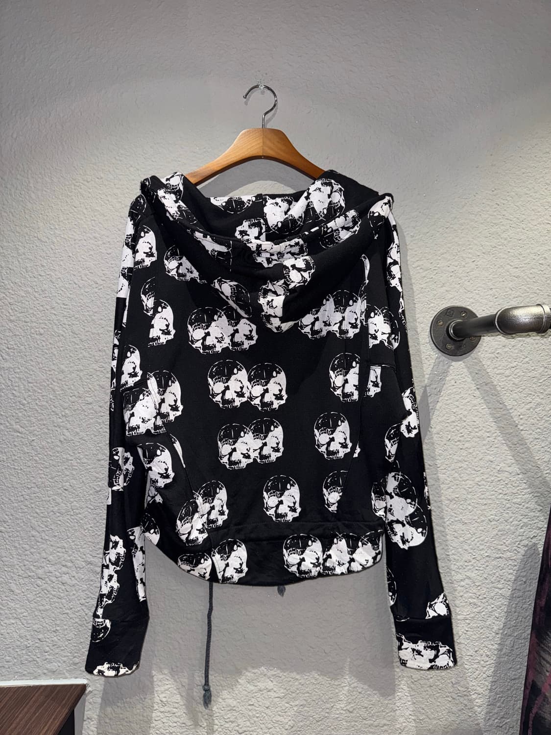 그래드뉴스 스컬 후드집업 상품이미지7