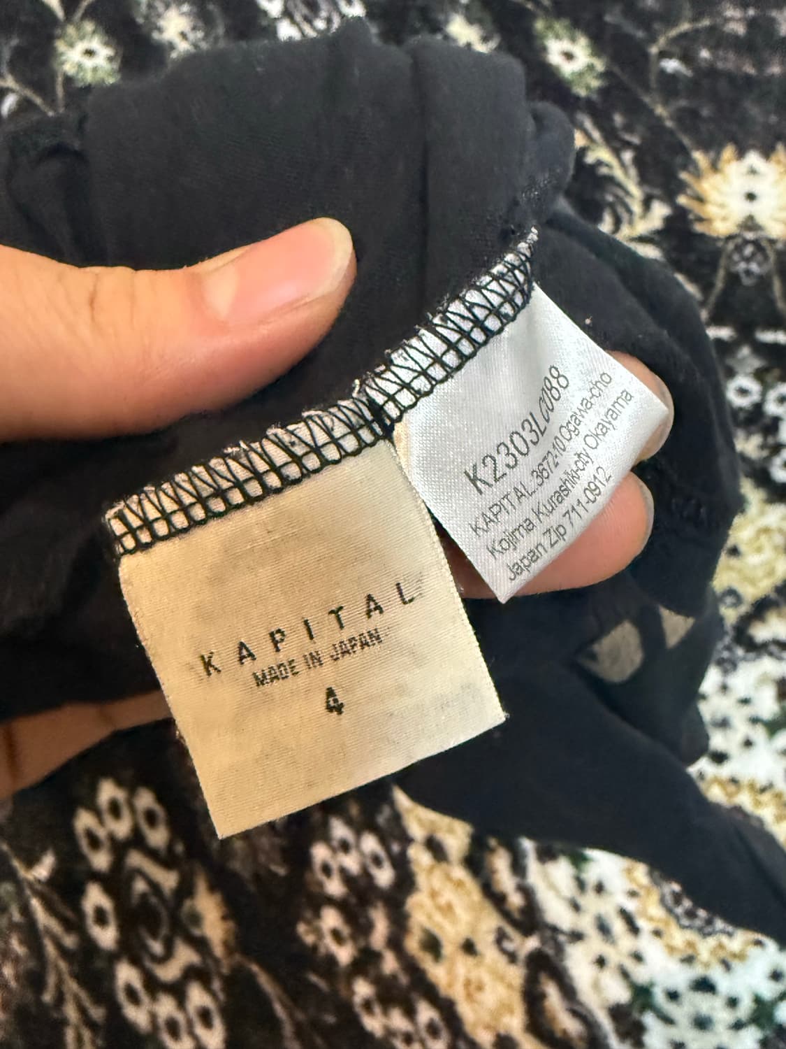 캐피탈 콘초 롱슬리브 4사이즈 상품이미지4