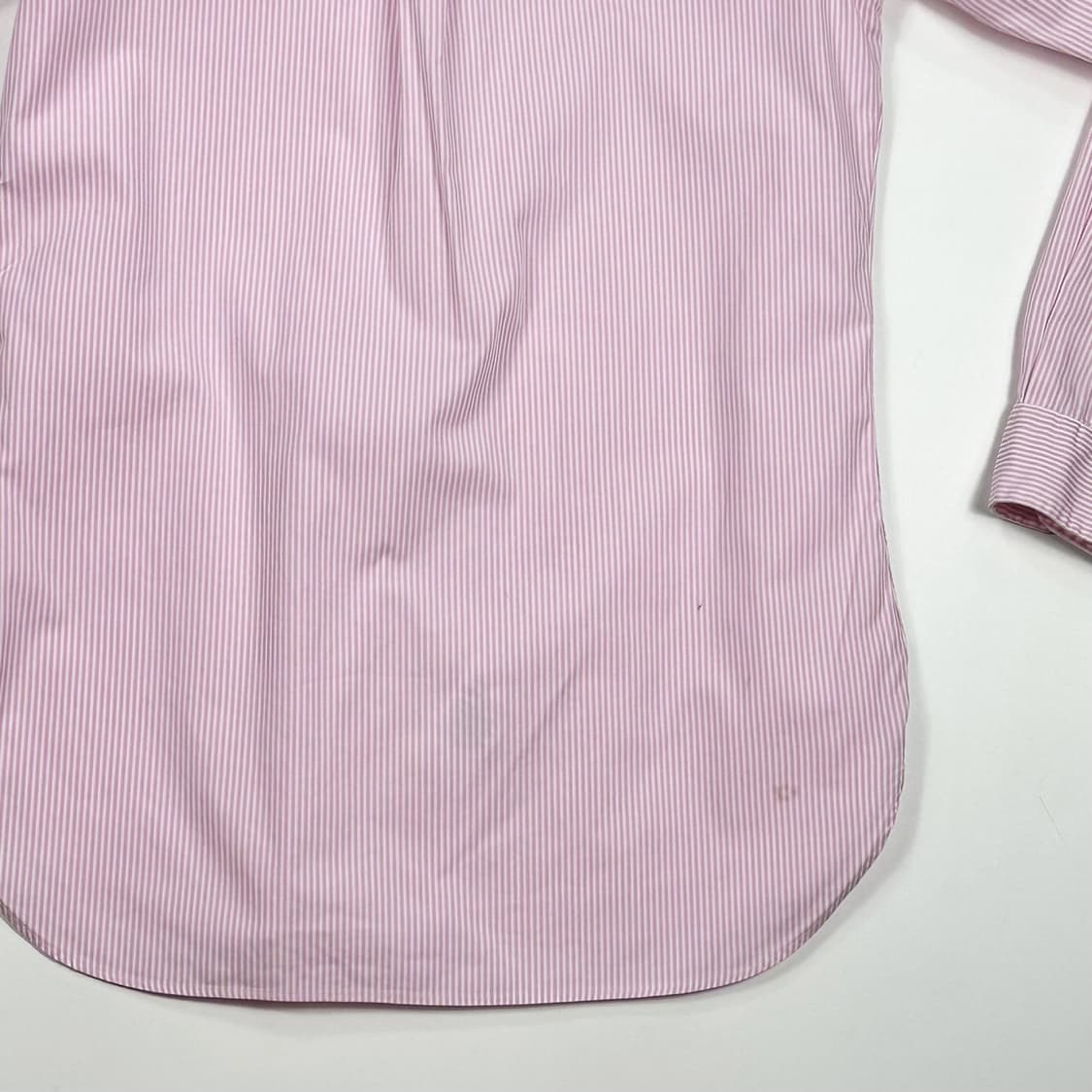 폴로 랄프로렌 포니 스트라이프 핑크 셔츠 (L 여성추천) 상품이미지5