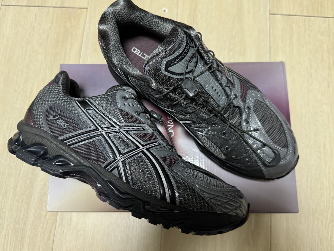 (275)아식스 X 언어펙티드 젤-님버스 10.1 - 건메탈:블랙 상품이미지1