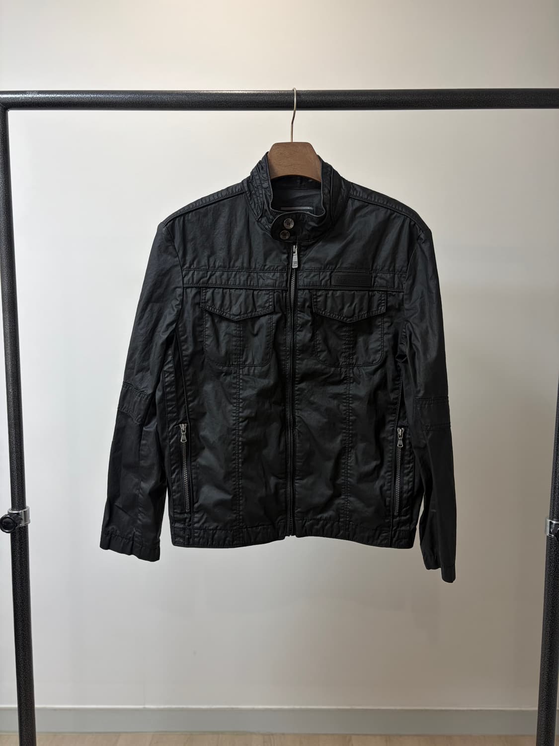 (L) Fubu 후부 코팅 락시크 블루종 자켓 상품이미지2