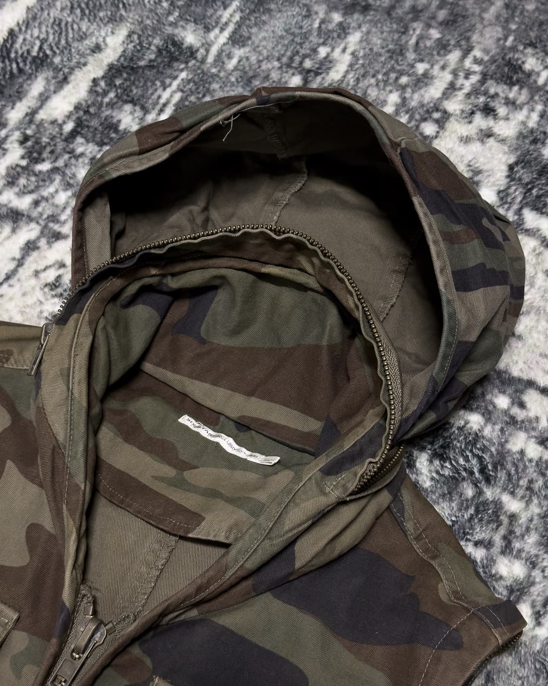 {Six-Star} Zipper Camo Utility Jacket 상품이미지7