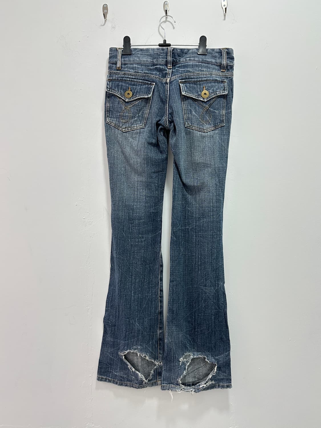Vintage destroyed washing flare pants 상품이미지5