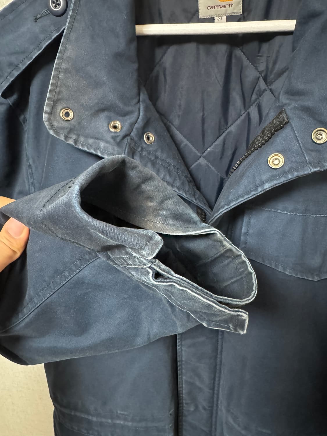 칼하트 WIP 힉맨 코트 네이비 (Hickman Coat) 상품이미지4