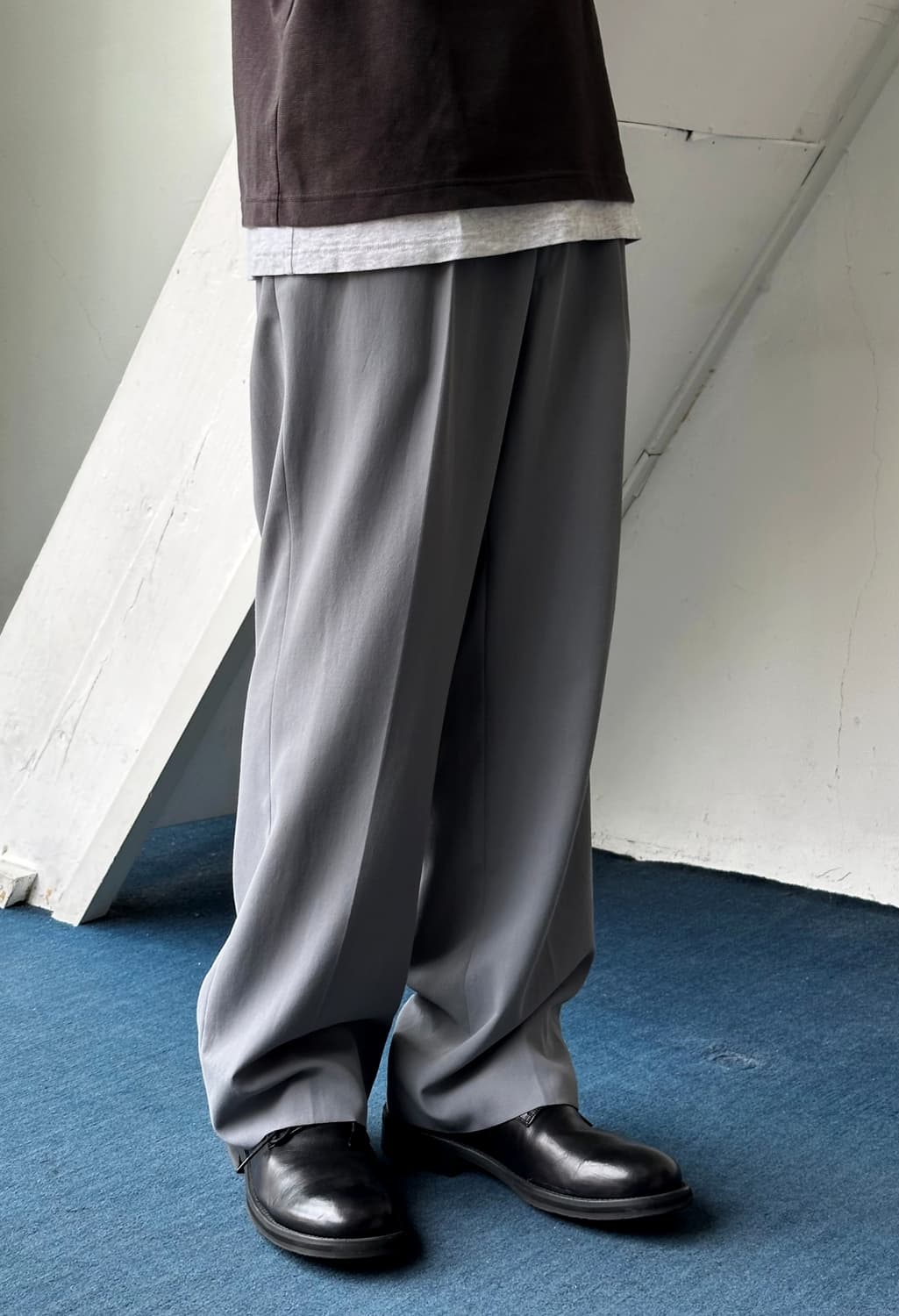 JPN Made brushed poly 2 pleats trousers 상품이미지8
