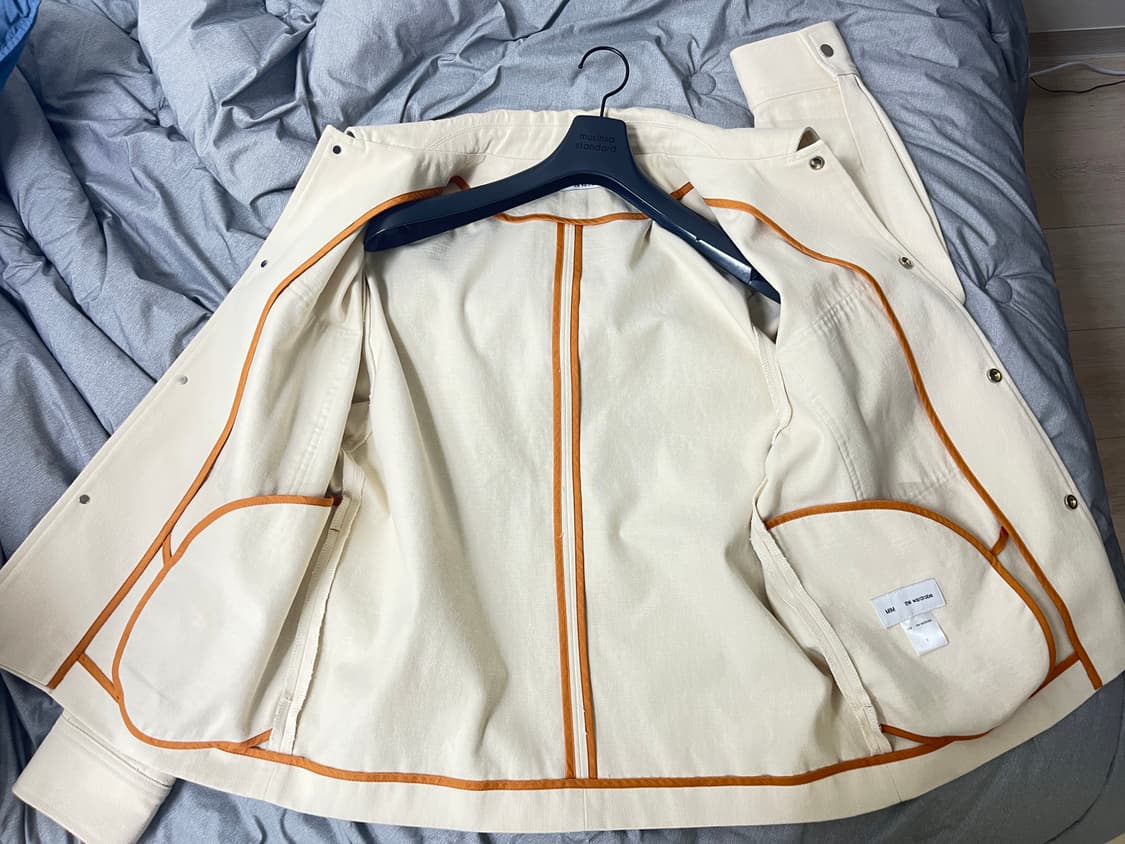 밈더워드로브 ELOY 포켓 데님 트러커 / 크림 / M 상품이미지6