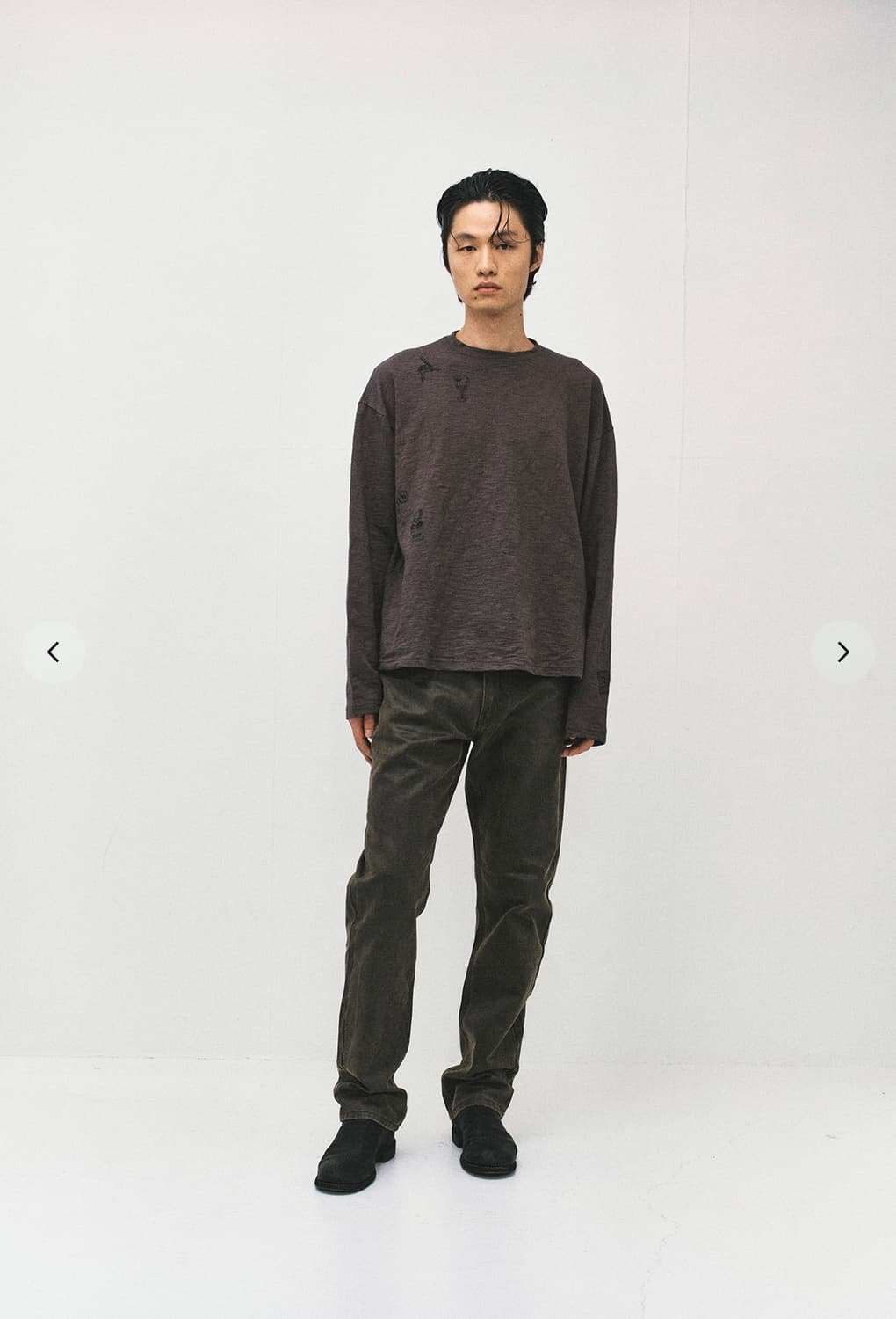 Surface Edition (LEATHER PANTS BROWN) 상품이미지1