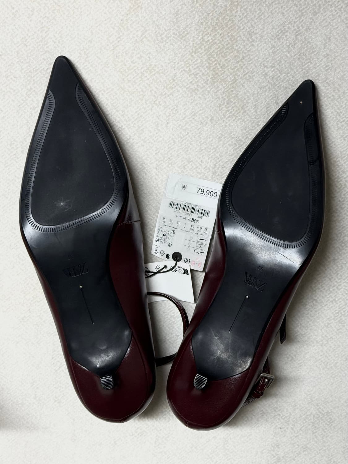 ZARA 자라 스트랩 키튼힐 슈즈 상품이미지6