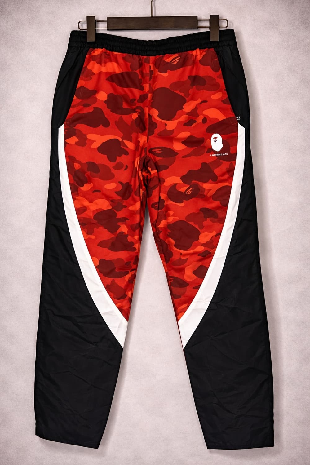 Bape 우븐 레드카모 트랙팬츠 상품이미지1