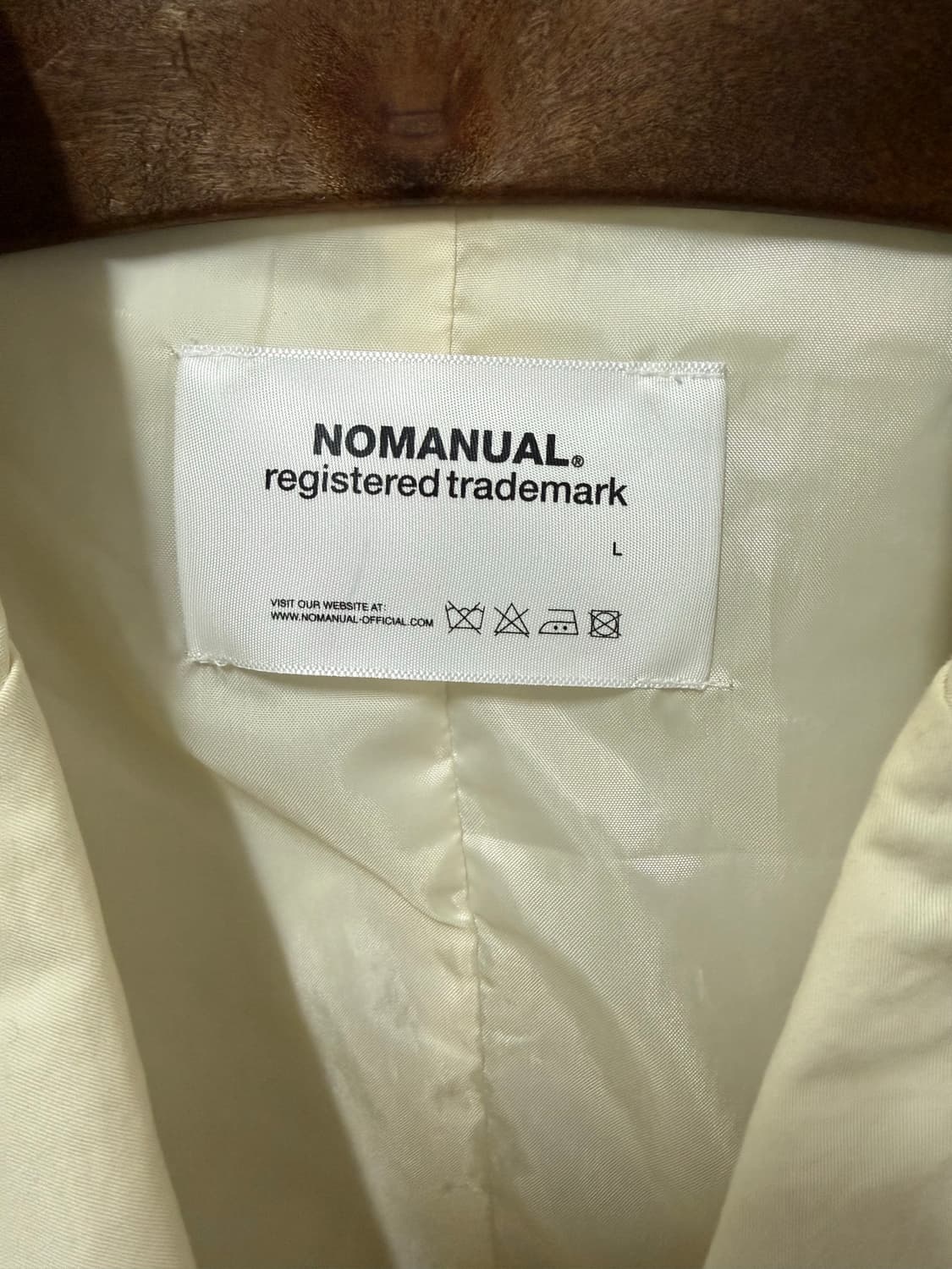 노매뉴얼 블레이저 & 팬츠 세트 아이보리 상품이미지3