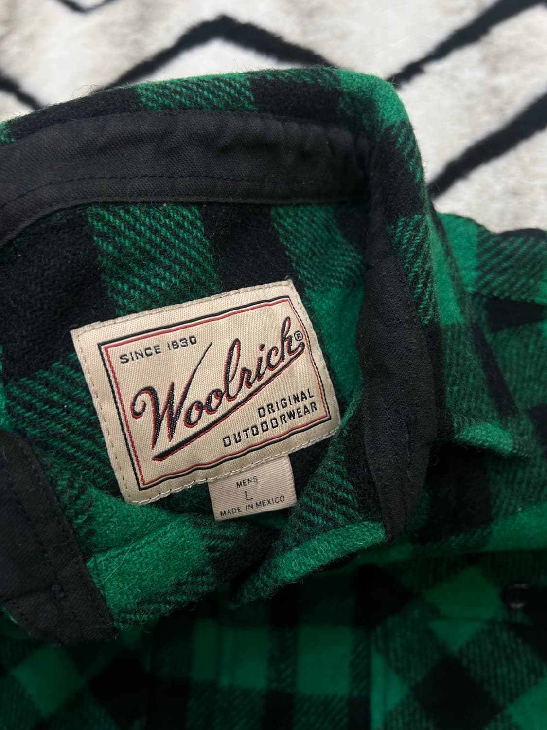 [L]울리치 80s 버팔로 울 투포켓 체크셔츠 상품이미지4