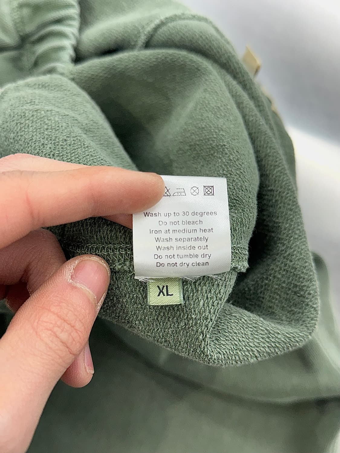 나이젤 카본 피그먼트 다잉 아미 애로우 로고 스웨트 조거 팬츠 상품이미지9